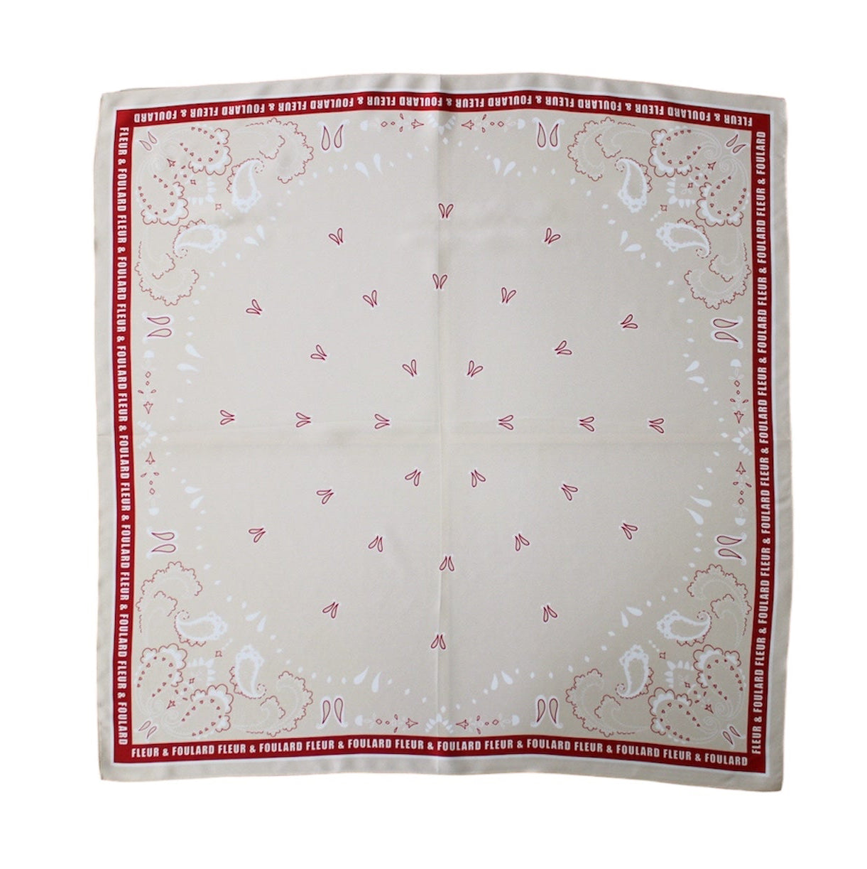 Scarf a touch of red