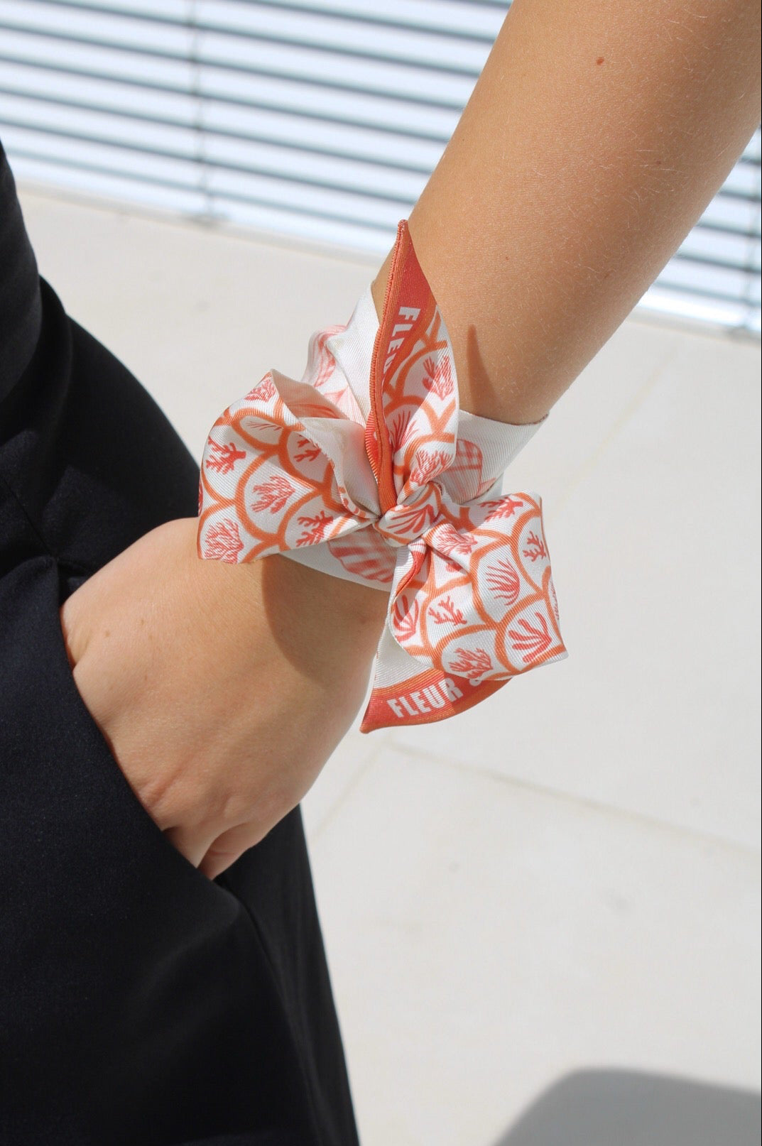 Twilly Scarf Coral