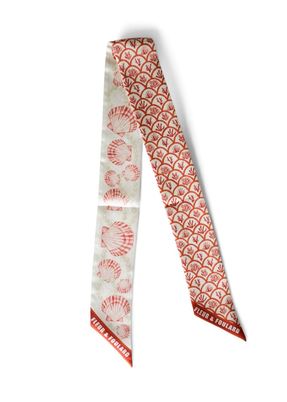 Twilly Scarf Coral